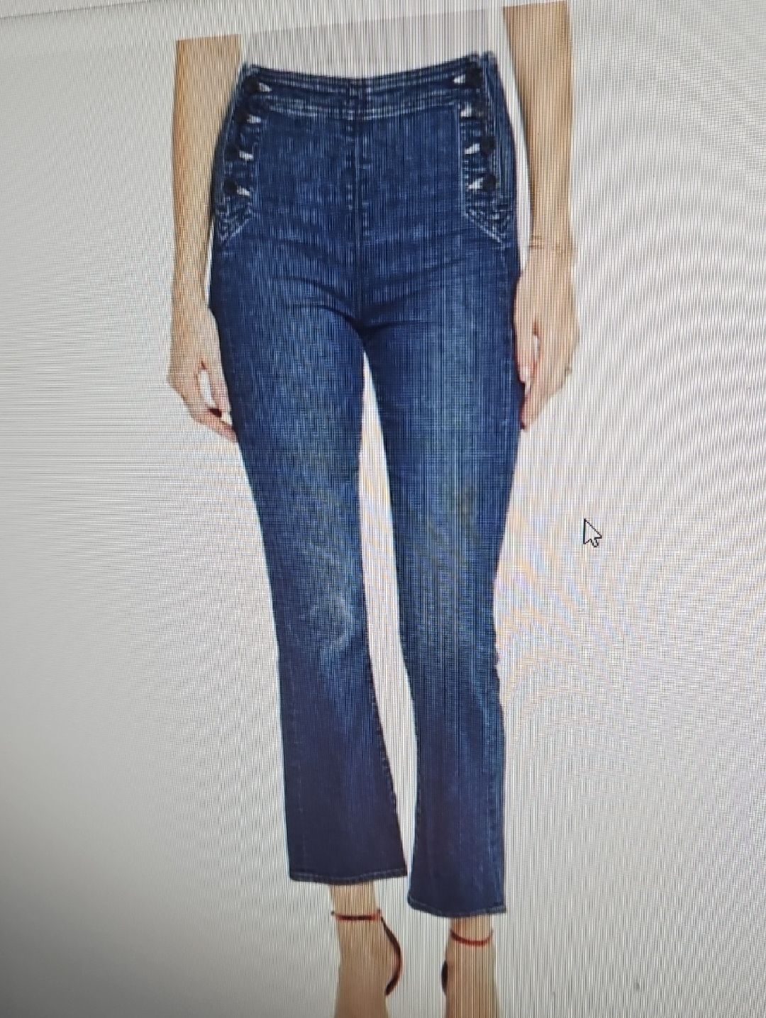 Mother Sailor Hi-Rise Crop Tripper Jeans (New $240) Sz 31